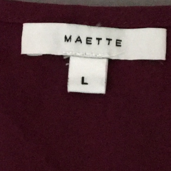 Stella and Dot Maette Tessa Top.  Berry - Picture 3 of 3